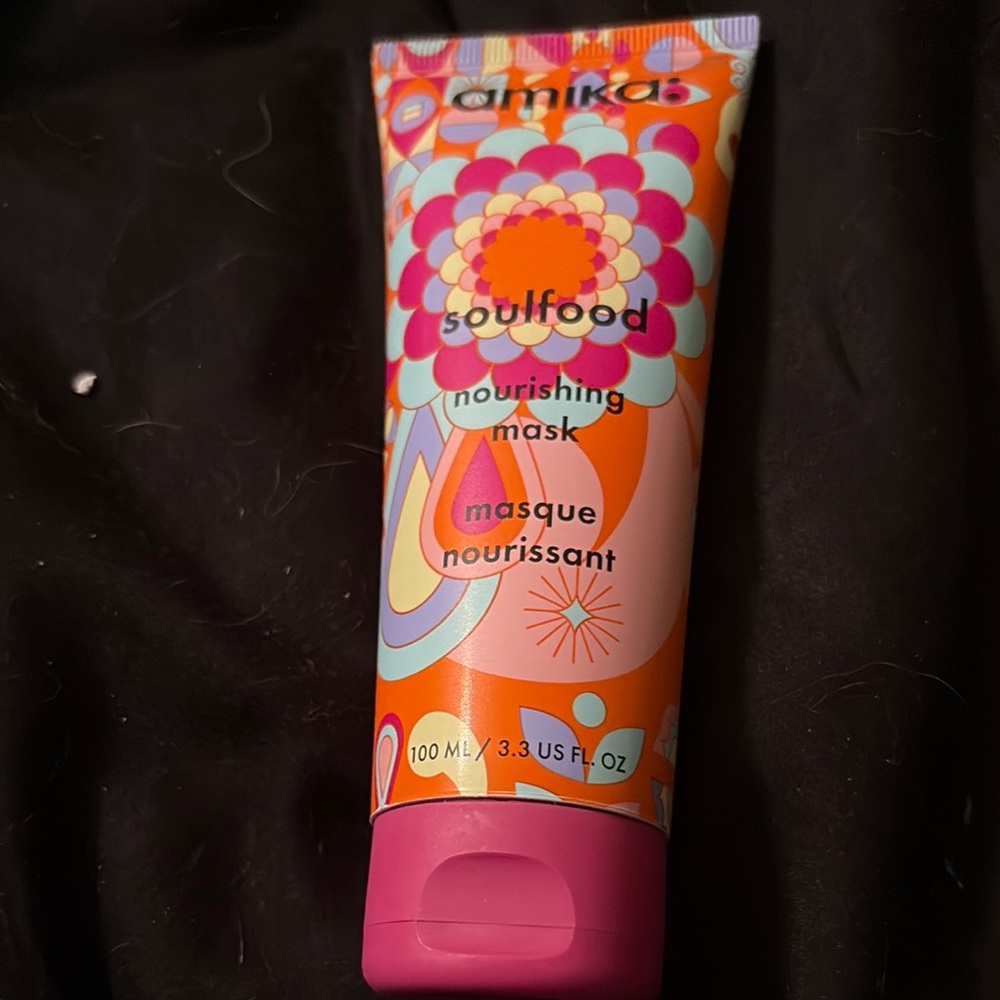 Amika Soulfood Nourishing Mask - Vibrant Orange and Pink